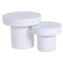 Set of 2 tables Home ESPRIT White 60 x 60 x 50 cm (2 Units)