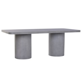 Dining Table Home ESPRIT Grey Cement 200 x 100 x 74 cm
