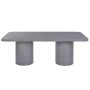 Table de Salle à Manger Home ESPRIT Gris Béton 200 x 100 x 74 cm