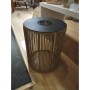 Table d'appoint Home ESPRIT Marron Noir 40 x 40 x 50 cm