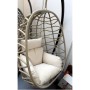 Chaise de jardin Home ESPRIT Crème Gris clair 93 X 70 X 122 CM