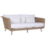 Canapé de jardin Home ESPRIT Blanc Naturel 188 X 89 X 65 CM