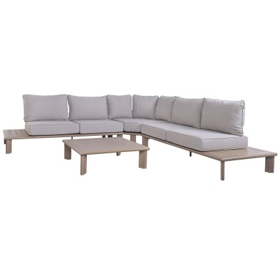 Garden sofa Home ESPRIT Brown 290 X 290 X 68 CM