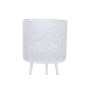 Set de pots de fleurs Home ESPRIT Blanc Fer 23 x 23 x 66 cm