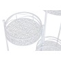 Planter Home ESPRIT White Iron 23 x 23 x 102 cm