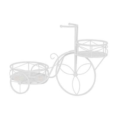 Planter Home ESPRIT White Iron 60 X 26 X 40 CM