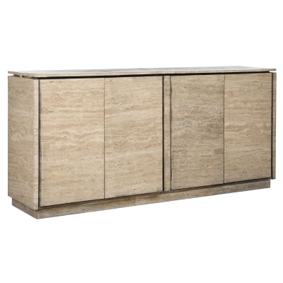 Buffet Home ESPRIT Naturel Bois Marbre 180 x 40 x 85 cm