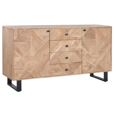 Buffet Home ESPRIT Métal Acacia 160 x 40 x 85 cm