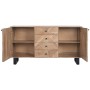 Buffet Home ESPRIT Métal Acacia 160 x 40 x 85 cm
