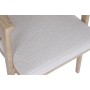 Chaise de Salle à Manger Home ESPRIT Polyester Frêne 58,5 X 56,5 X 73 CM