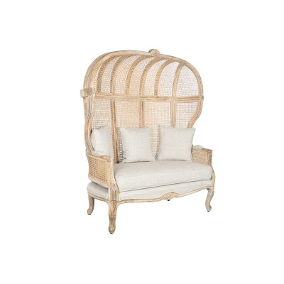 Sofa Home ESPRIT Natural 125 X 58 X 155 CM