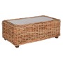 Canapé Home ESPRIT Beige Naturel 220 X 98 X 64 CM (4 Pièces)