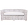 Sofa Home ESPRIT White Bali Stripped 174 x 88 x 69 cm
