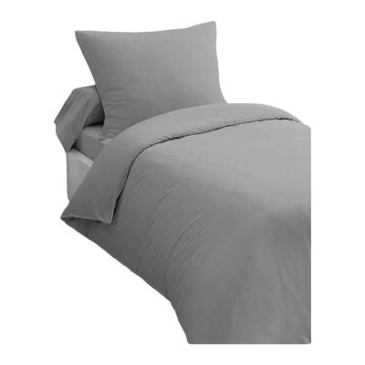 Duvet cover set HOME LINGE PASSION Light grey Double 2 Pieces