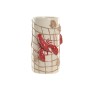 Vase Home ESPRIT Red Cream Ceramic Mediterranean 20 x 17 x 30 cm