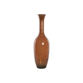 Vase Home ESPRIT Ambre Cristal recyclé Style artisanal Alpino 29 x 29 x 100 cm