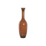 Vase Home ESPRIT Amber Recycled glass Traditional style Alpino 29 x 29 x 100 cm
