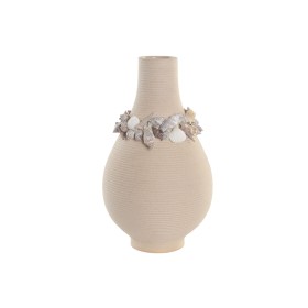 Vase Home ESPRIT Crème Céramique méditerranéen 19 x 19 x 33 cm