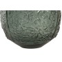 Vase Home ESPRIT Green Recycled glass Tropical Leaf of a plant 32 x 32 x 43 cm
