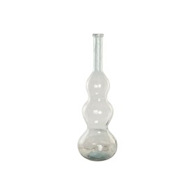 Vase Home ESPRIT Transparent Cristal recyclé Urbaine 33 x 33 x 100 cm