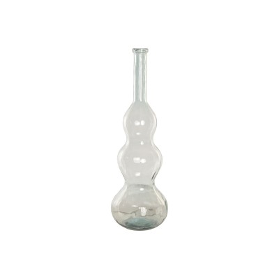 Vase Home ESPRIT Transparent Cristal recyclé Urbaine 33 x 33 x 100 cm