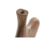 Ensemble de 2 Vases Home ESPRIT Marron Bois de manguier Abstrait Naturel Urbaine 29 X 4,5 X 26 CM (2 Pièces)