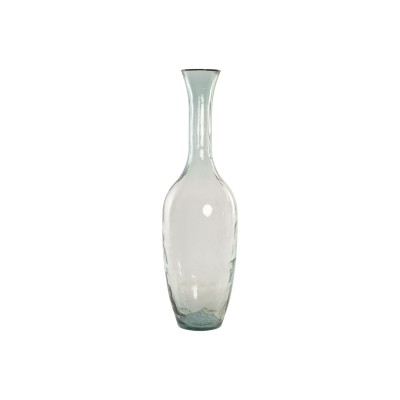 Vase Home ESPRIT Transparent Cristal recyclé Style artisanal Urbaine 30 x 30 x 100 cm