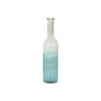 Vase Home ESPRIT Bicoloured Recycled glass Mediterranean 18 X 18 X 74,5 CM