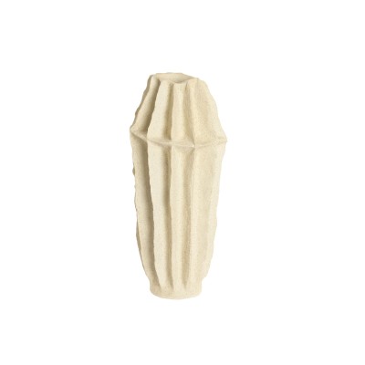 Vase Home ESPRIT Beige Resin Mediterranean 19 x 19 x 44 cm