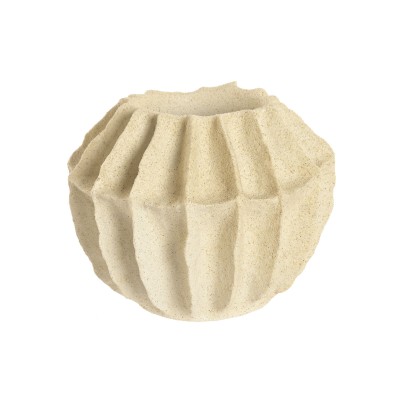 Vase Home ESPRIT Beige Resin Mediterranean 26 x 26 x 21 cm