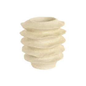 Vase Home ESPRIT Beige Résine Urbaine 22 x 22 x 23 cm