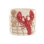 Cache-pot Home ESPRIT Rouge Crème Céramique méditerranéen 19 X 17 X 15,5 CM