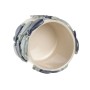 Planter Home ESPRIT Blue White Ceramic 18 x 18 x 16 cm