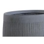 Set of Planters Home ESPRIT Dark grey Fibre Magnesium 50 x 50 x 54 cm (4 Units)