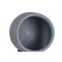 Set de pots de fleurs Home ESPRIT Gris foncé Fibre Magnésium 50 x 50 x 54 cm (4 Unités)
