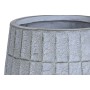 Set of Planters Home ESPRIT Grey Fibre Magnesium 50 x 50 x 50 cm (3 Pieces)