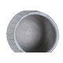 Set of Planters Home ESPRIT Grey Fibre Magnesium 50 x 50 x 50 cm (3 Pieces)
