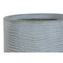 Set de pots de fleurs Home ESPRIT Gris Fibre Magnésium 33 x 33 x 62 cm (2 Pièces)