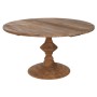 Dining Table Home ESPRIT Natural Teak 140 x 140 x 75 cm