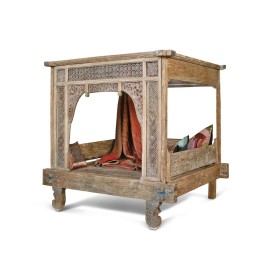 Bed Home ESPRIT Natural 225 x 160 x 206 cm