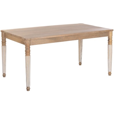 Table de Salle à Manger Home ESPRIT Marron Bois de manguier 160 x 90 x 76 cm