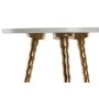 Table d'appoint Home ESPRIT Blanc Doré 36 x 36 x 48,5 cm