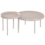 Jeu de 2 tables Home ESPRIT Crème 75 x 75 x 40 cm