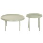 Jeu de 2 tables Home ESPRIT Vert 75 x 75 x 39 cm
