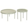 Set of 2 tables Home ESPRIT Green 75 x 75 x 39 cm
