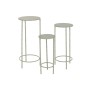 Set of 3 tables Home ESPRIT Green 32 x 32 x 70 cm (3 Pieces)