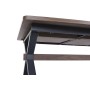 Table de Salle à Manger Home ESPRIT Marron Noir Métal Bois MDF 200 X 97 X 75 CM