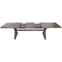 Dining Table Home ESPRIT Brown Black Metal MDF Wood 200 X 97 X 75 CM