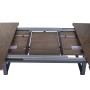 Dining Table Home ESPRIT Brown Black Metal MDF Wood 200 X 97 X 75 CM