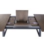 Table de Salle à Manger Home ESPRIT Marron Noir Métal Bois MDF 200 X 97 X 75 CM
